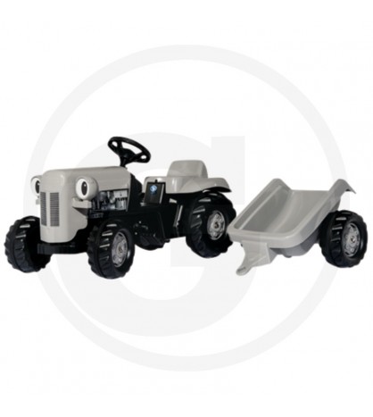 Rolly Toys traptrekker met Kid aanhanger Little Grey Fergie