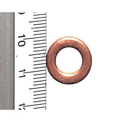 Koperen ring Allgaier, Porsche Diesel  8 x 14 x 1 mm. Porsche Tractor