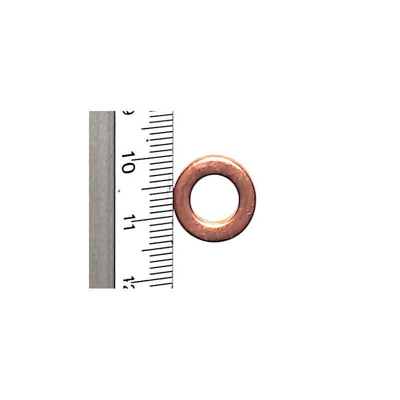 Koperen ring Allgaier, Porsche Diesel  8 x 14 x 1 mm. Porsche Tractor