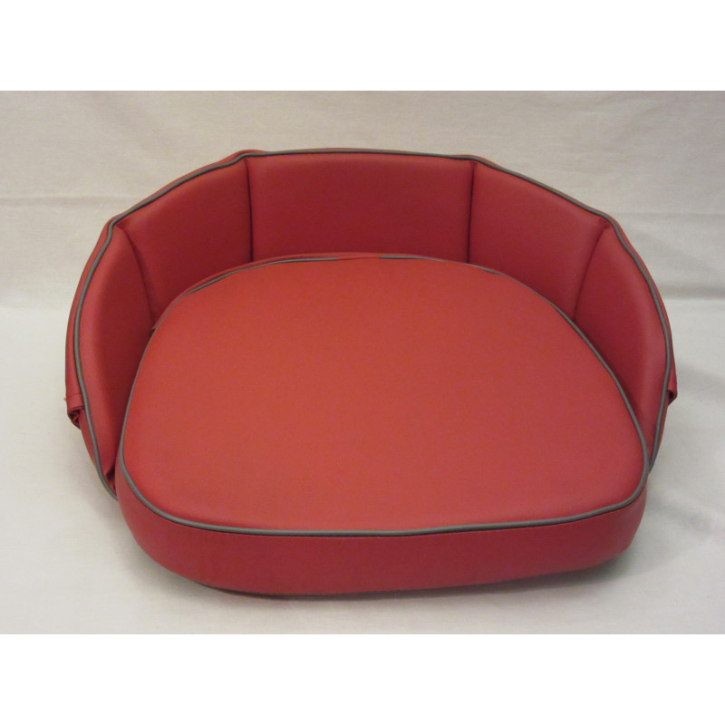 Zitkussen rood rugleuning 12 cm 