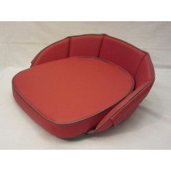 Zitkussen rood rugleuning 12 cm 