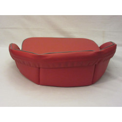 Zitkussen rood rugleuning 12 cm 