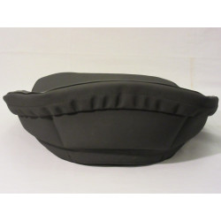 Zitkussen Zwart met rugleuning 12 cm 