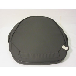 Zitkussen Zwart met rugleuning 12 cm 