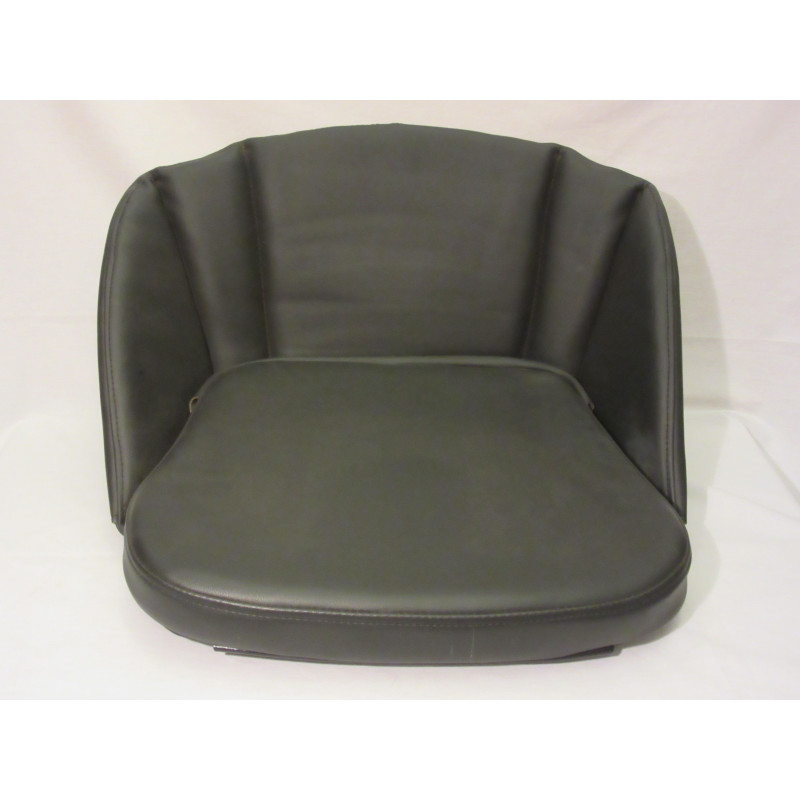 Zitkussen zwart met rugleuning 30 cm 