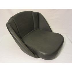 Zitkussen zwart met rugleuning 30 cm 