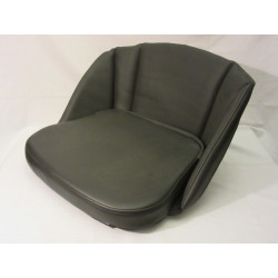 Zitkussen zwart met rugleuning 30 cm 