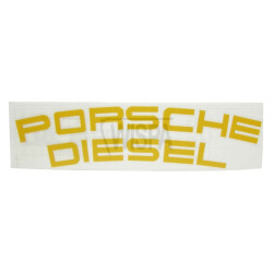 Porsche Diesel Tractor Panzitting Sticker