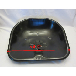 Tractor panzitting universeel rugleuning 12 cm 