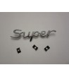 Embleem voor Porsche-Diesel ''Super''  verchroomt