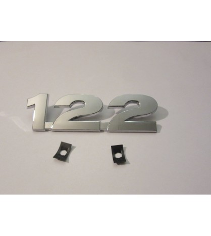 Embleem voor Porsche-Diesel/Allgaier ''122'' verchroomt