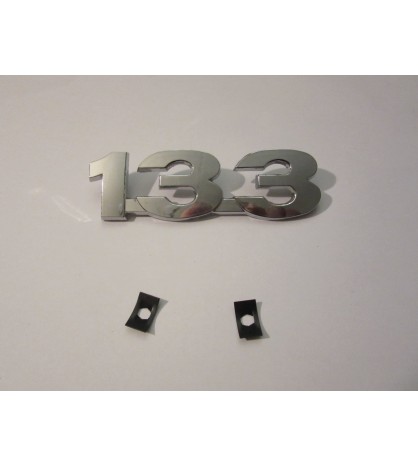 Embleem voor Porsche-Diesel/Allgaier ''133'' verchroomt