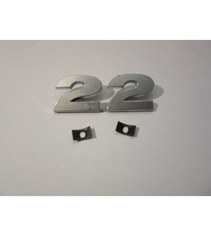 Embleem voor Porsche-Diesel/Allgaier ''22'' verchroomt