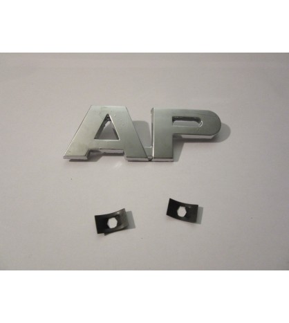 Embleem voor Porsche-Diesel/Allgaier ''AP'' verchroomt