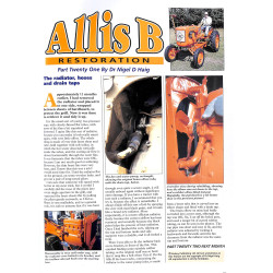 Tractor & Machinery  - Allis B Restoration