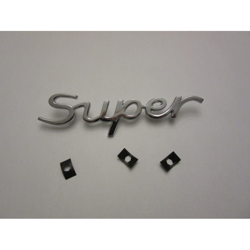 Embleem voor Porsche-Diesel ''Super''  verchroomt