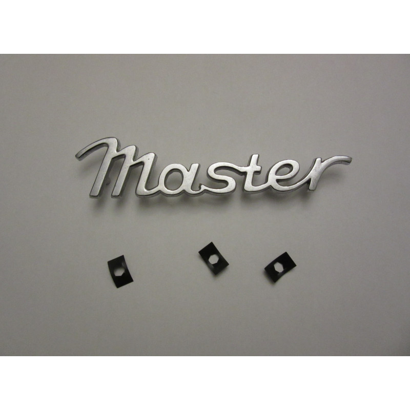 Embleem voor Porsche-Diesel ''Master'' verchroomt