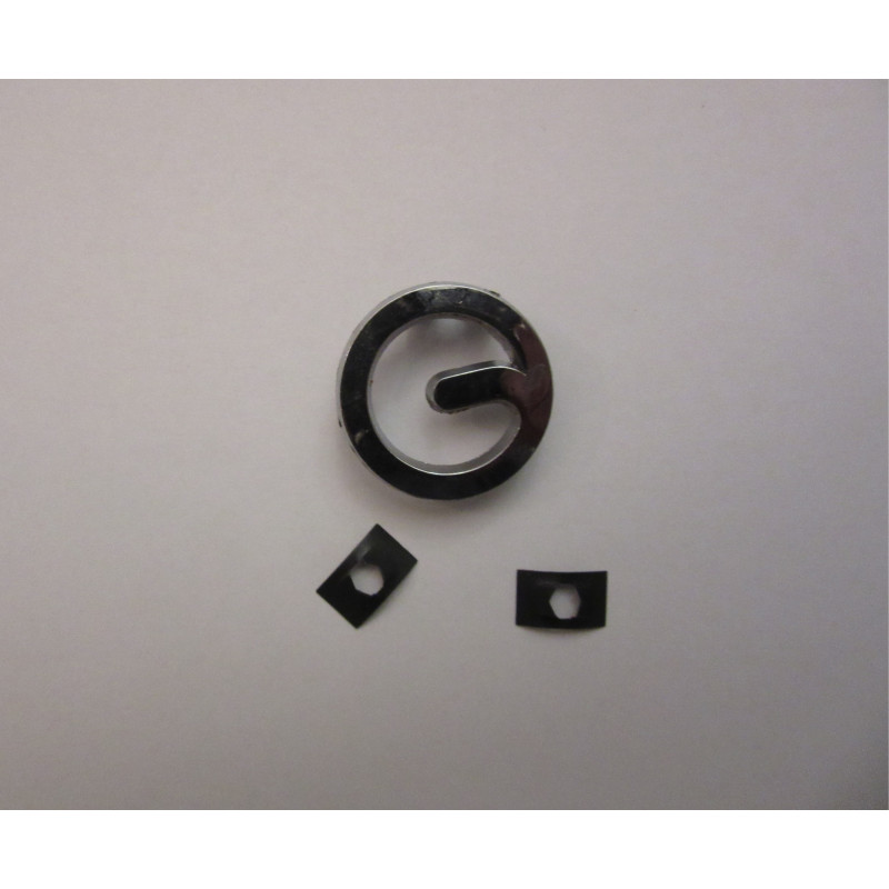 Embleem voor Porsche-Diesel ''Hydrostop'' logo verchroomt