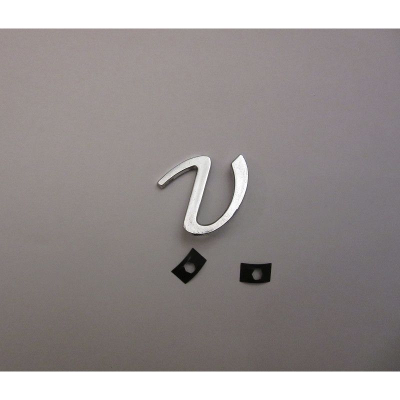 Embleem voor Porsche-Diesel ''V'' verchroomt