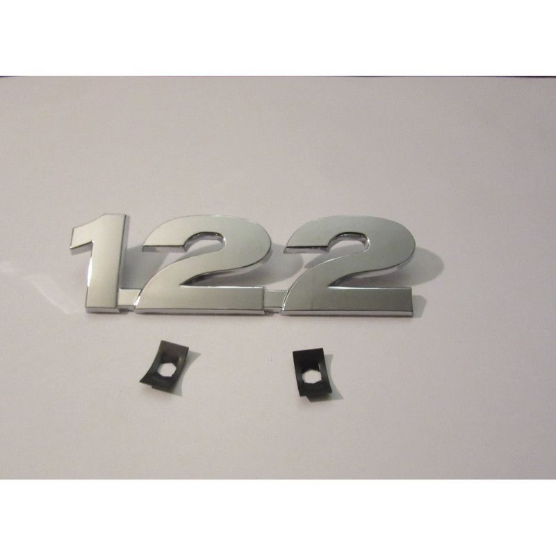 Embleem voor Porsche-Diesel/Allgaier ''122'' verchroomt