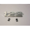 Embleem voor Porsche-Diesel/Allgaier ''122'' verchroomt