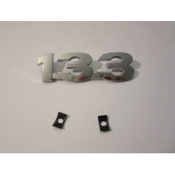 Embleem voor Porsche-Diesel/Allgaier ''133'' verchroomt