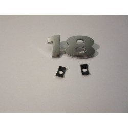 Embleem voor Porsche-Diesel/Allgaier ''18'' verchroomt