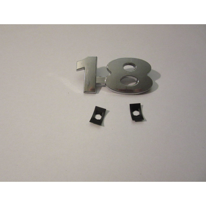 Embleem voor Porsche-Diesel/Allgaier ''18'' verchroomt