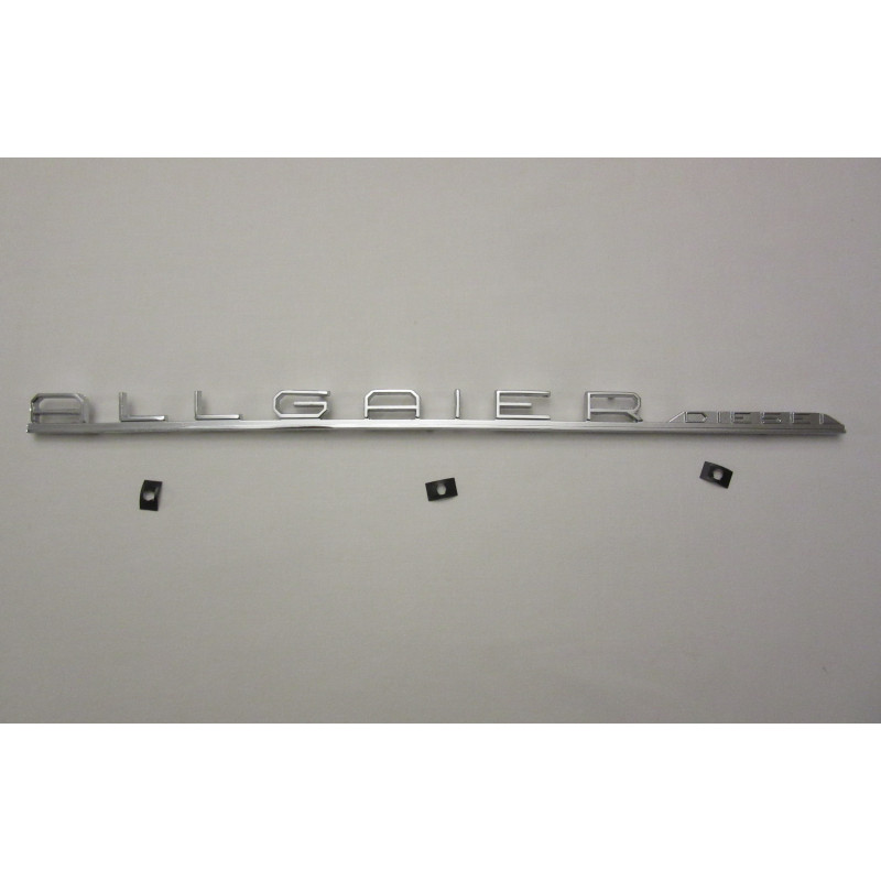 Embleem ''Allgaier-Diesel'' verchroomt