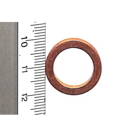 Koperen ring voor de  Allgaier- en  Porsche Diesel Tractor, 14 x 20 x 2 mm