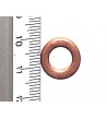Koperen ring voor de Allgaier- en  Porsche Diesel Tractor,  8 x 14 x 1 mm