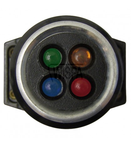 Controlelampje voor de Porsche Tractor, Type  Junior, Standaard, Super, Master